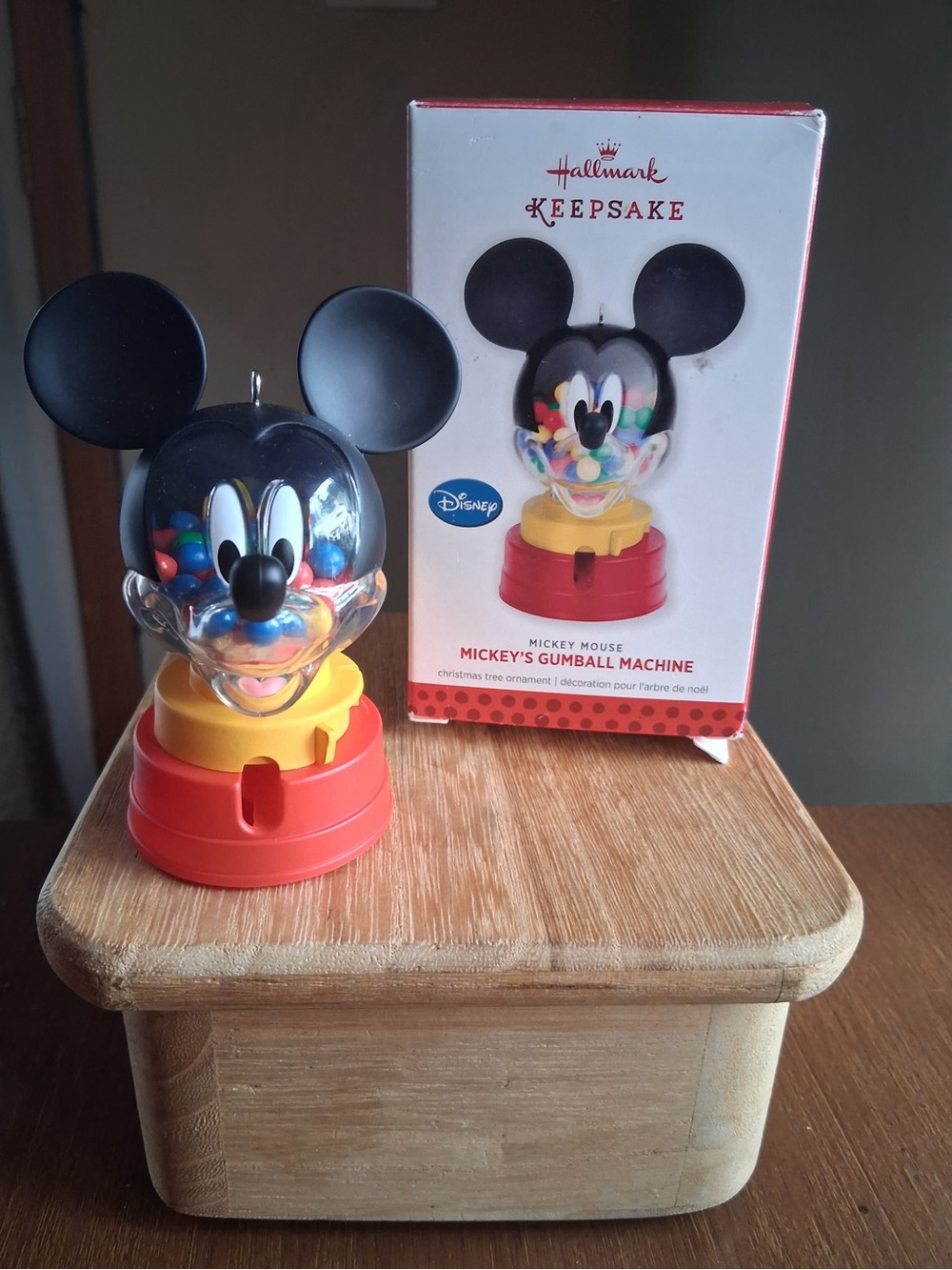 Disney Mickey's Gumball Machine Mickey Mouse Hallmark Collectible Ornament 2013